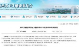 陕西卫健委最新爆料